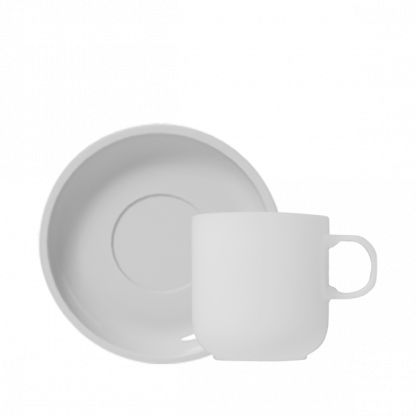 Xícara café com pires Bold