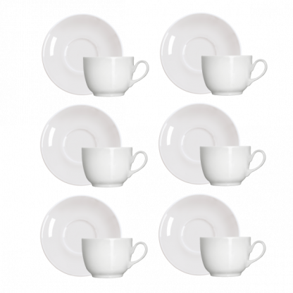 Kit de 06 xícaras café com pires Coup - Imagem 3