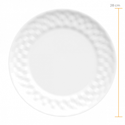 Kit de 6 pratos rasos Plissan - Imagem 3