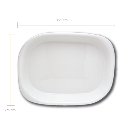 Forma refratária funda 3000 ml - Imagem 2