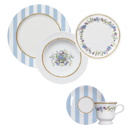 Jogo de jantar 20 peças - Floral Chic