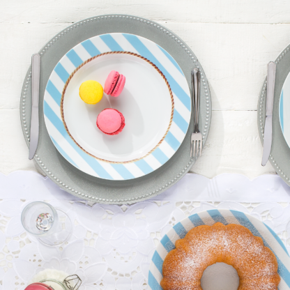 Kit de 06 pratos rasos - Floral Chic - Imagem 2