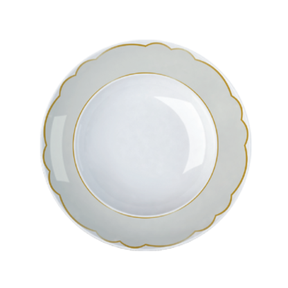 Kit de 06 pratos fundos Off white - Image 2
