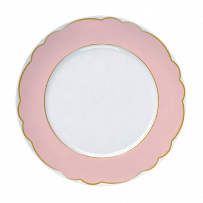 Kit de 06 pratos rasos Royal Rosé