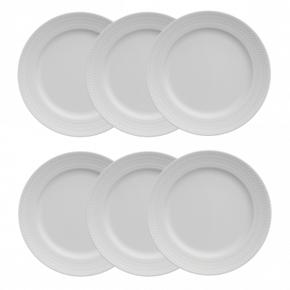 Kit de 6 pratos rasos Chevron - Imagem 2