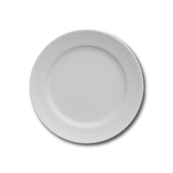 Jogo Jantar Chá Café 42 Pçs Branco Chevron - Imagem 4