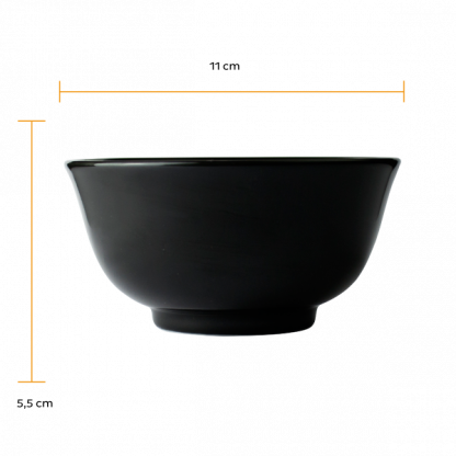 Tigela pequena Oriental - preto - Imagem 2