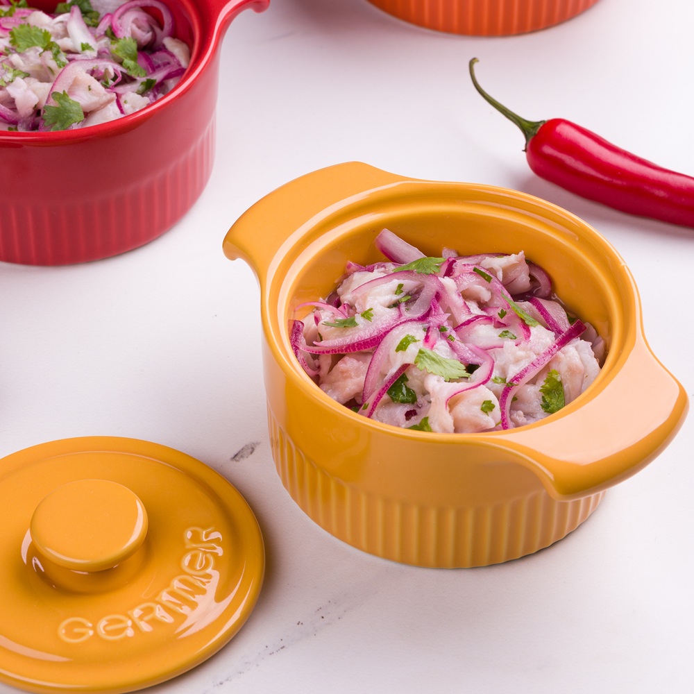 Cocotte Refratária 10 cm Amarela 218 ml - Imagem 5