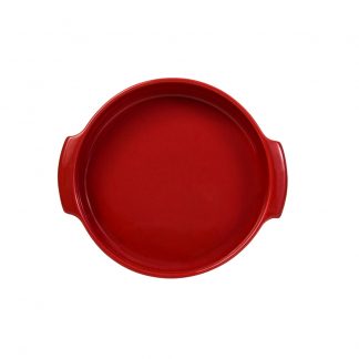 Forma Redonda Diâmetro 21 cm Vermelha