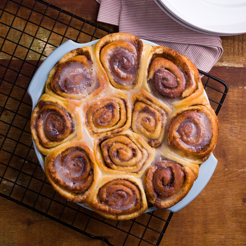 Forma Redonda Diâmetro 25 cm Azul Vintage - Imagem 5
