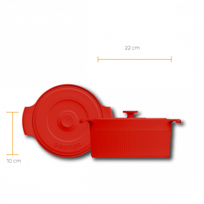 Cocotte 22 Ø vermelho - Image 3