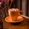 Xícara Cappuccino Tulipa com pires laranja - Image 3