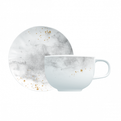 Kit de 6 xícaras de café com pires Nuvens - Imagem 2
