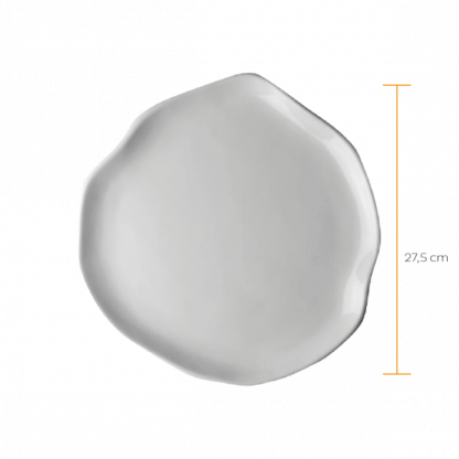 Prato raso Conceito branco - Imagem 2