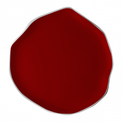 Prato raso Conceito branco / vermelho