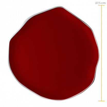 Prato raso Conceito branco / vermelho - Imagem 2