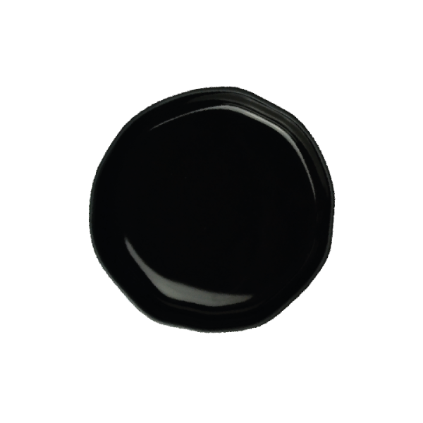 Prato sobremesa Origem preto