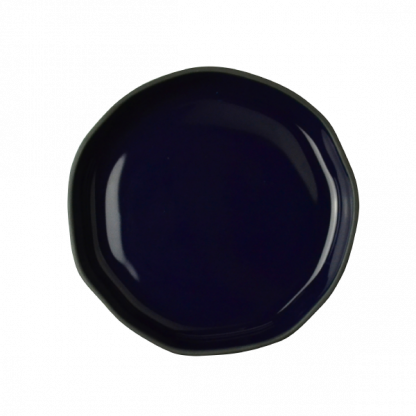 Prato sobremesa Origem preto / azul