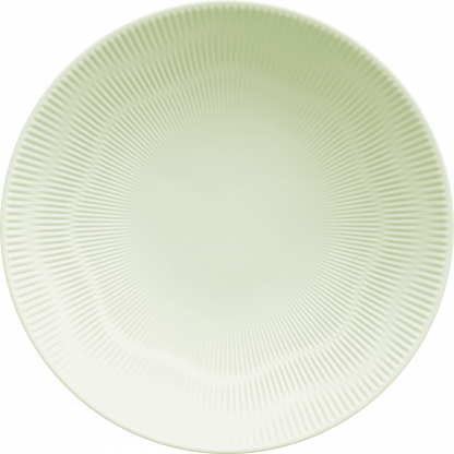 Kit de 6 pratos fundos Shell verde