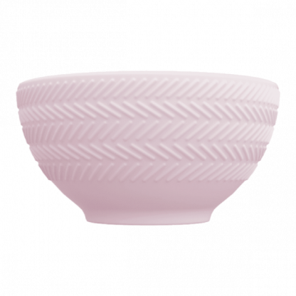 Kit de 6 bowls Chevron rosa