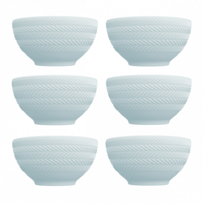 Kit de 06 bolws Chevron azul - Image 3