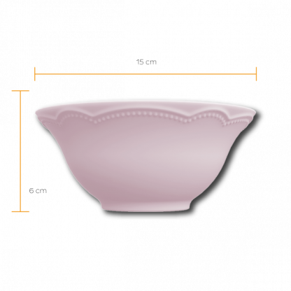 Kit Bowl Cottage rosa - Imagem 2
