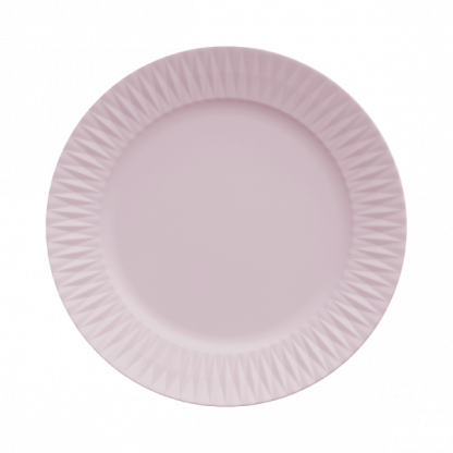 Kit de 6 pratos sobremesa Diamante rosa