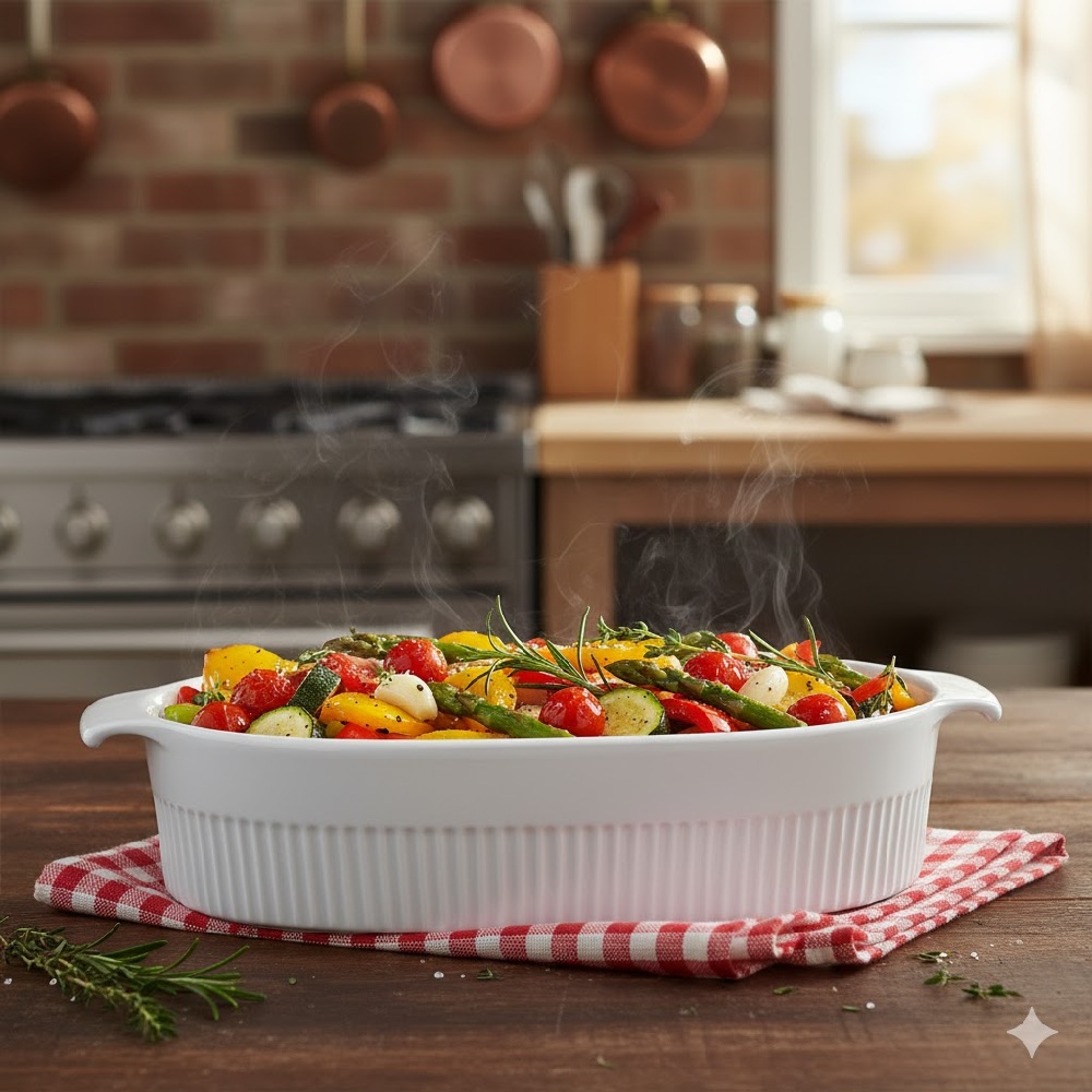 Roaster Refratário 34,7 cm Branco 3,1 L - Imagem 5