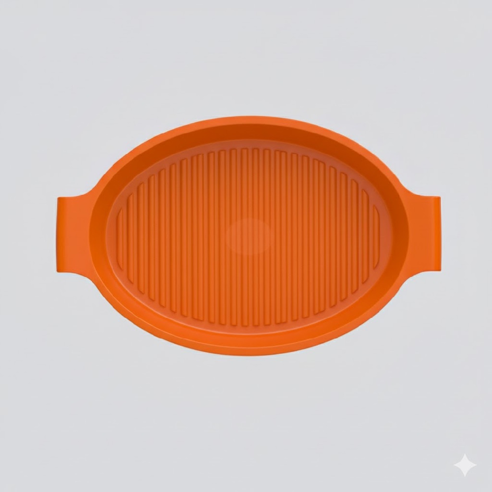 Roaster Refratário 34,7 cm Laranja 3,1L - Imagem 4