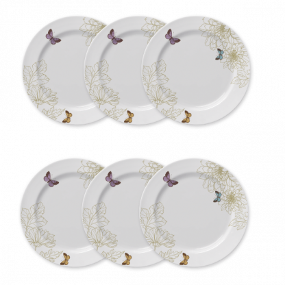 Kit com 6 pratos de sobremesa Milão - Image 2