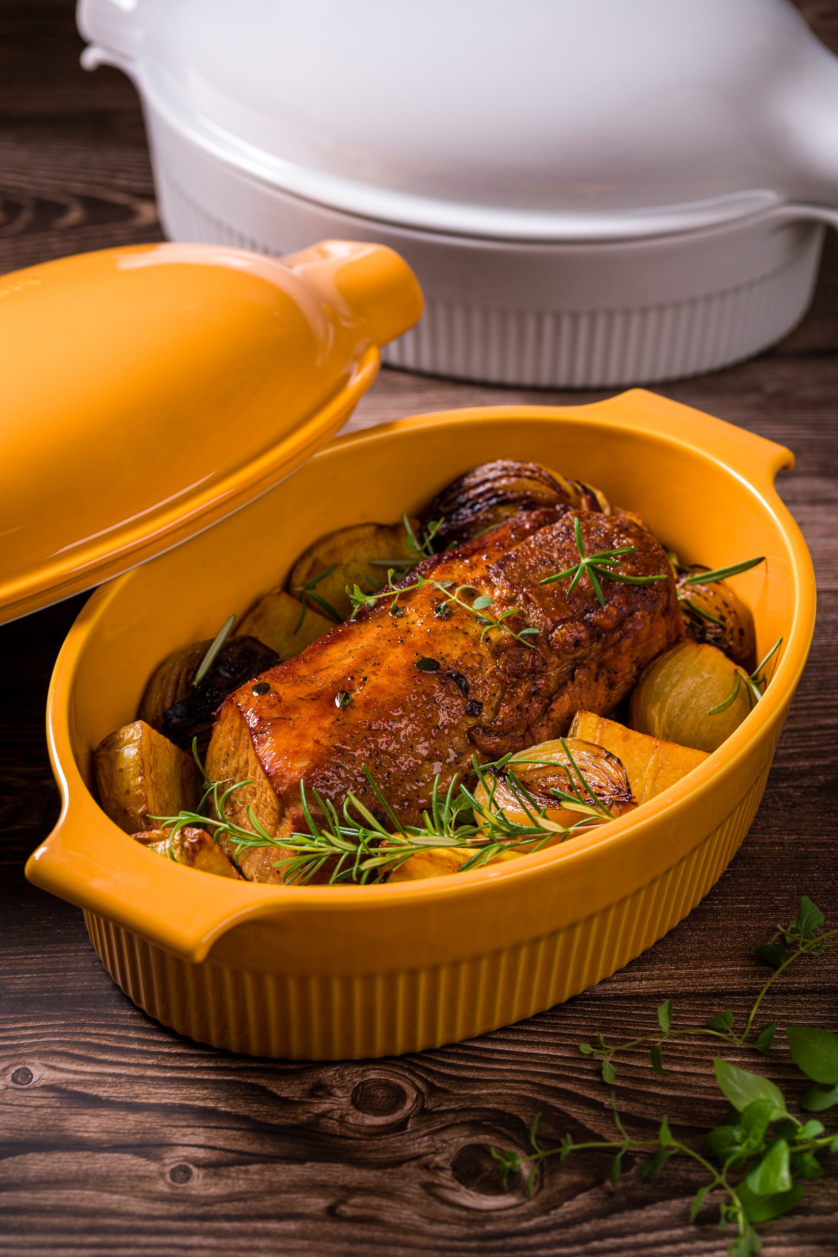 Roaster Refratário 34,7 cm Branco 3,1 L - Imagem 2