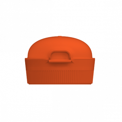 Roaster Laranja - com tampa - Imagem 2