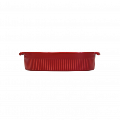 Forma oval P vermelho Assar e Servir - Image 2