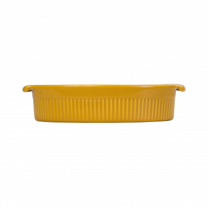 Forma oval P amarelo Assar e Servir - Imagem 2