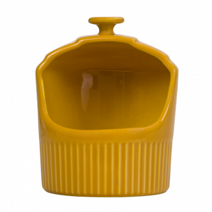 Pote de sal Assar e Servir amarelo