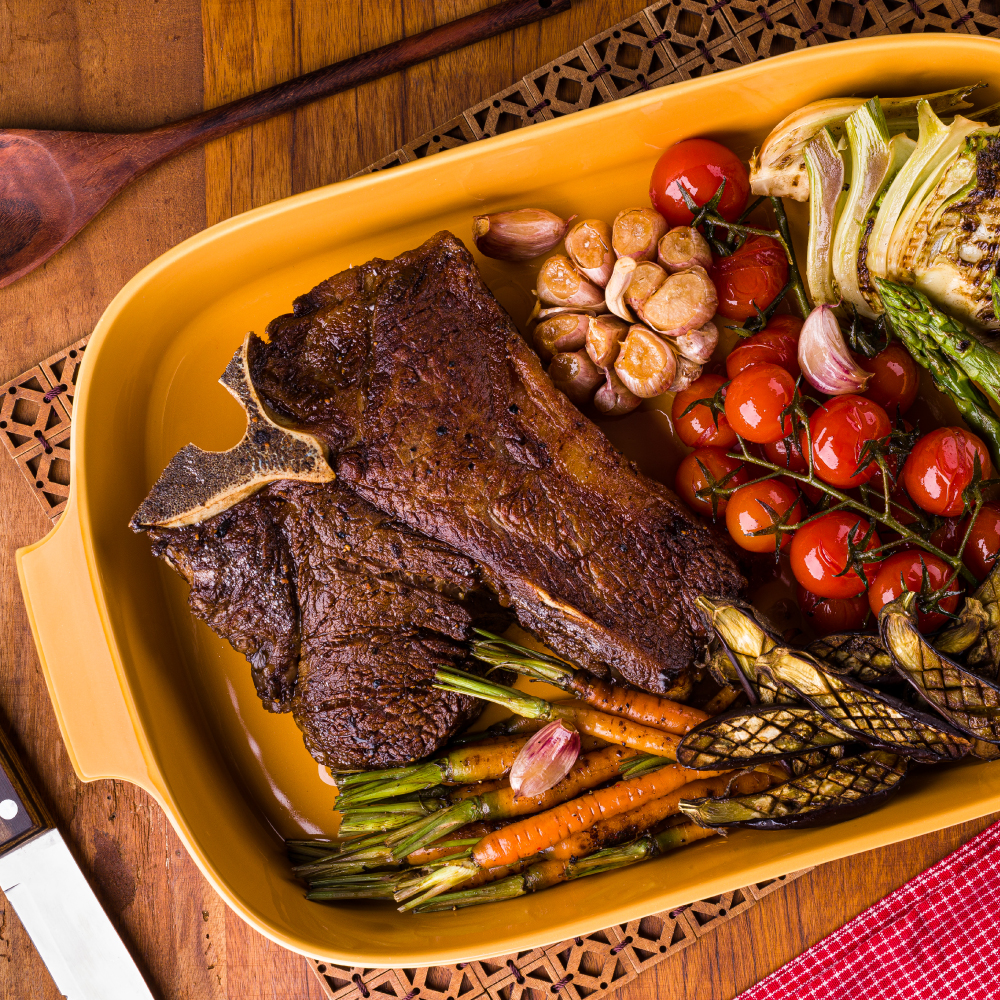 Travessa Refratária Retangular 28x17 Amarela 1,72 L - Imagem 5