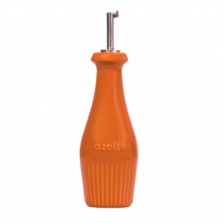 Azeiteiro em Porcelana Laranja 350 ml