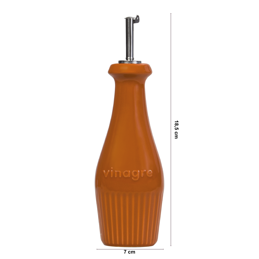 Vinagreiro Linha Assar e Servir 18,5 cm Laranja 350 ml - Imagem 2