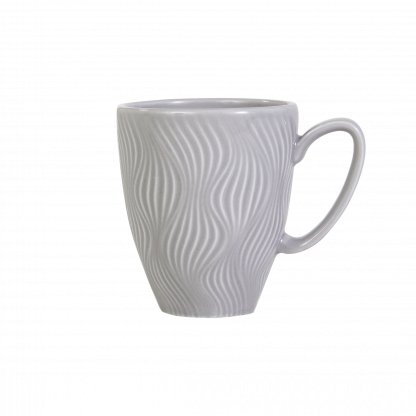 Caneca colorida Sinuosa - cinza