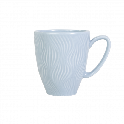 Caneca colorida Sinuosa - azul