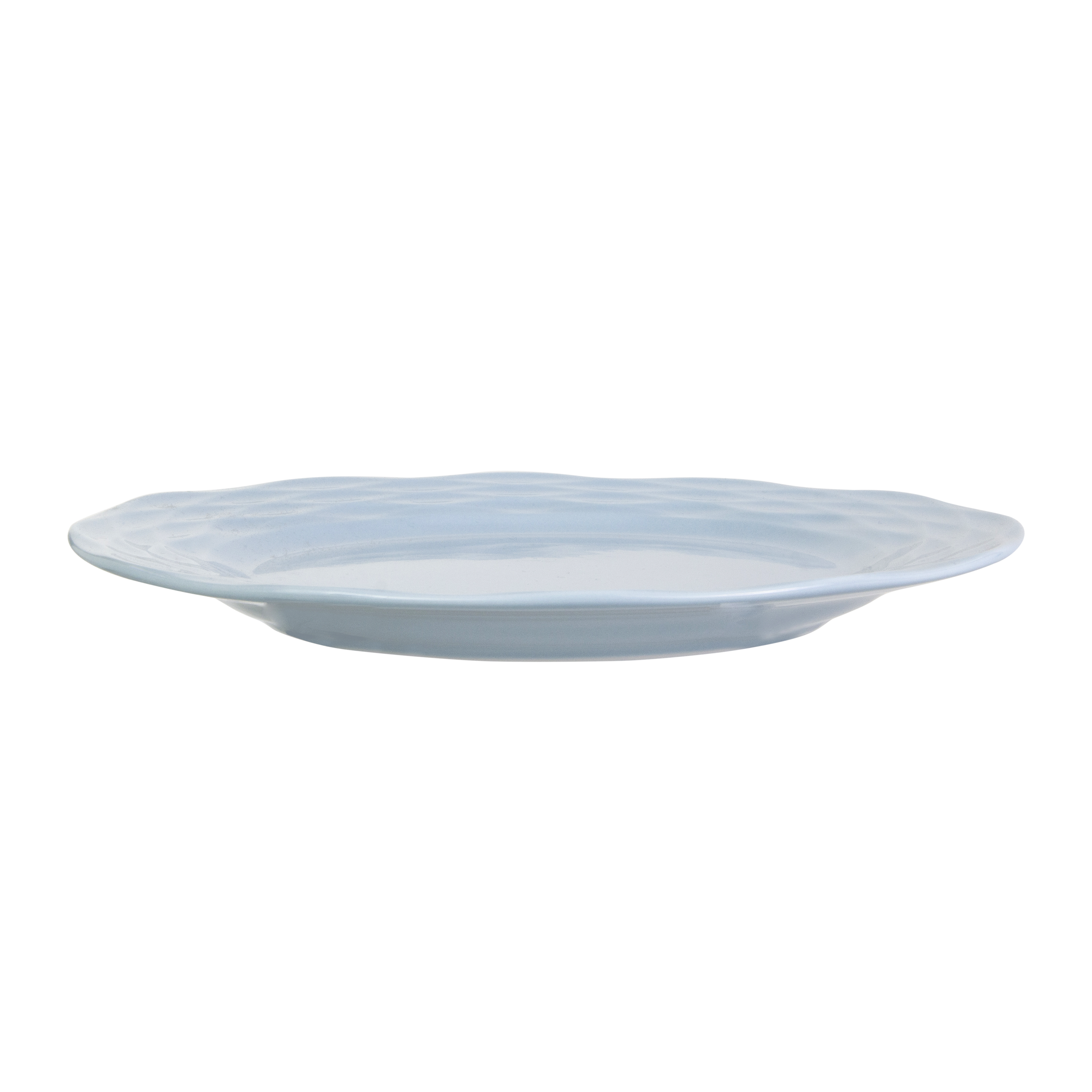 Kit de 6 pratos rasos Ondas azul - Imagem 2