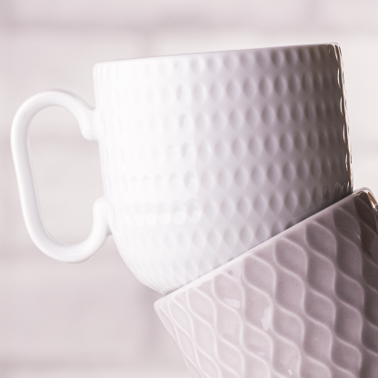 Caneca branca Geometric - Imagem 2