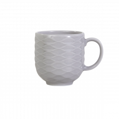 Caneca colorida Ondas - Cinza