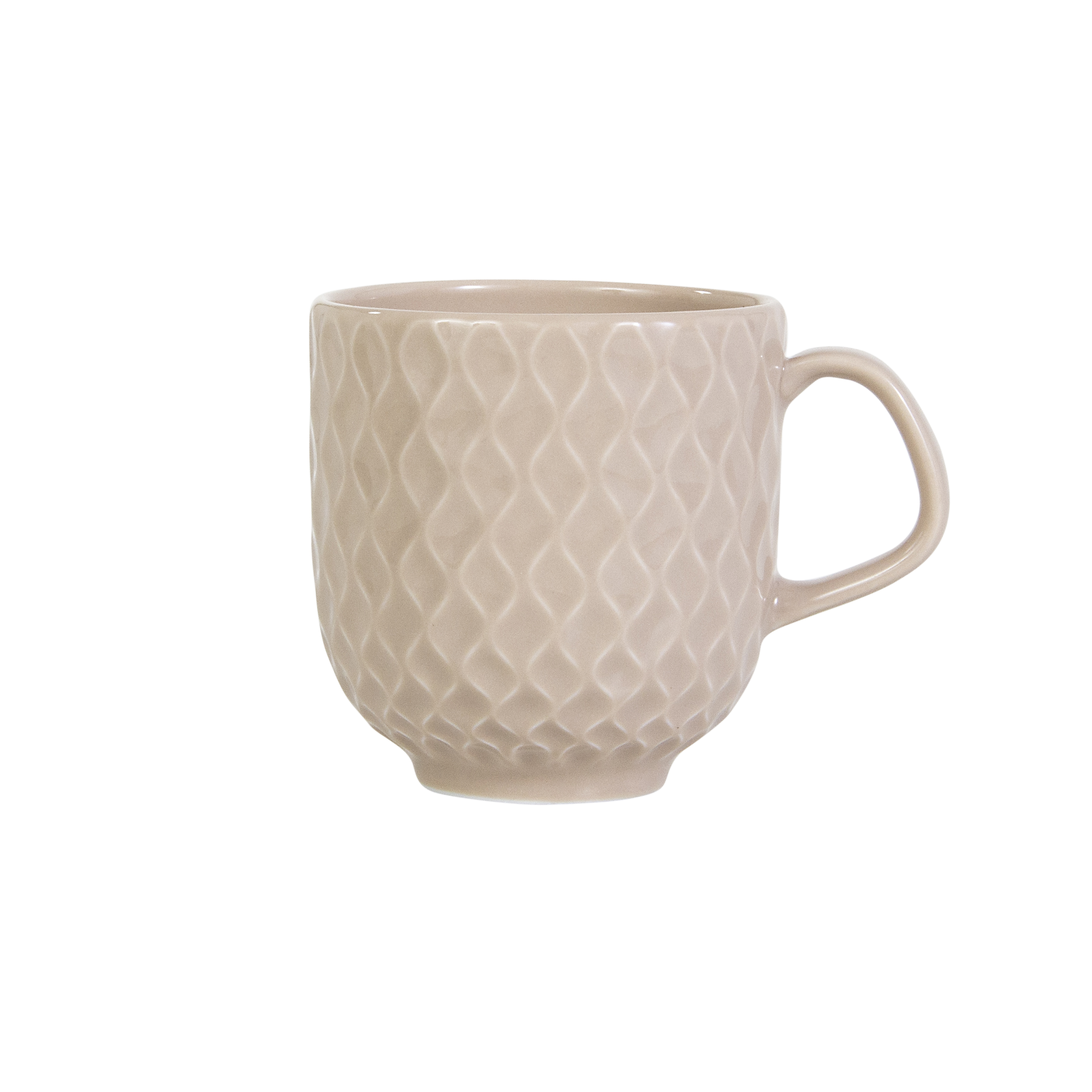 Caneca Chá Café Relevo Acqua 350 ml Creme