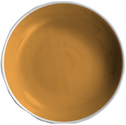 PRATO - AMARELO - TEXTURE - G / BRANCO