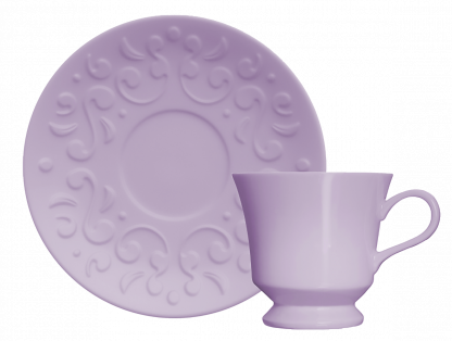 XICARA CHA C/PIRES - LILAS - TASSEL