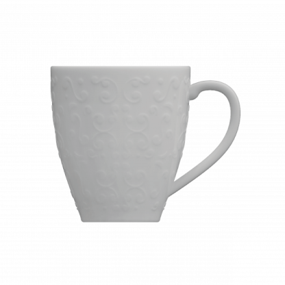 Caneca Tassel 310 ml Branca Germer Porcelanas