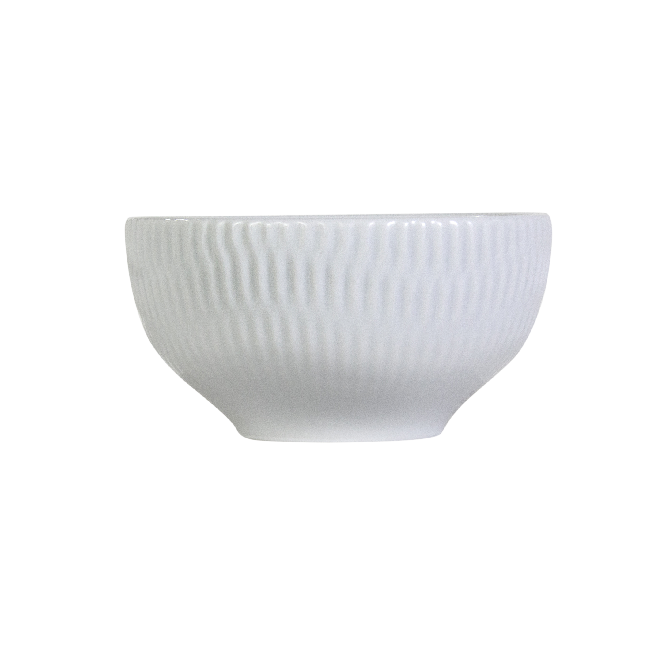 Bowl Tigela Sobremesa Branco Relevo Shell 408 ml Germer