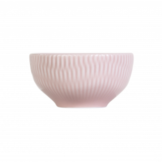 Bowl Tigela Sobremesa Rosa Fractal Relevo Shell 408 ml Germer