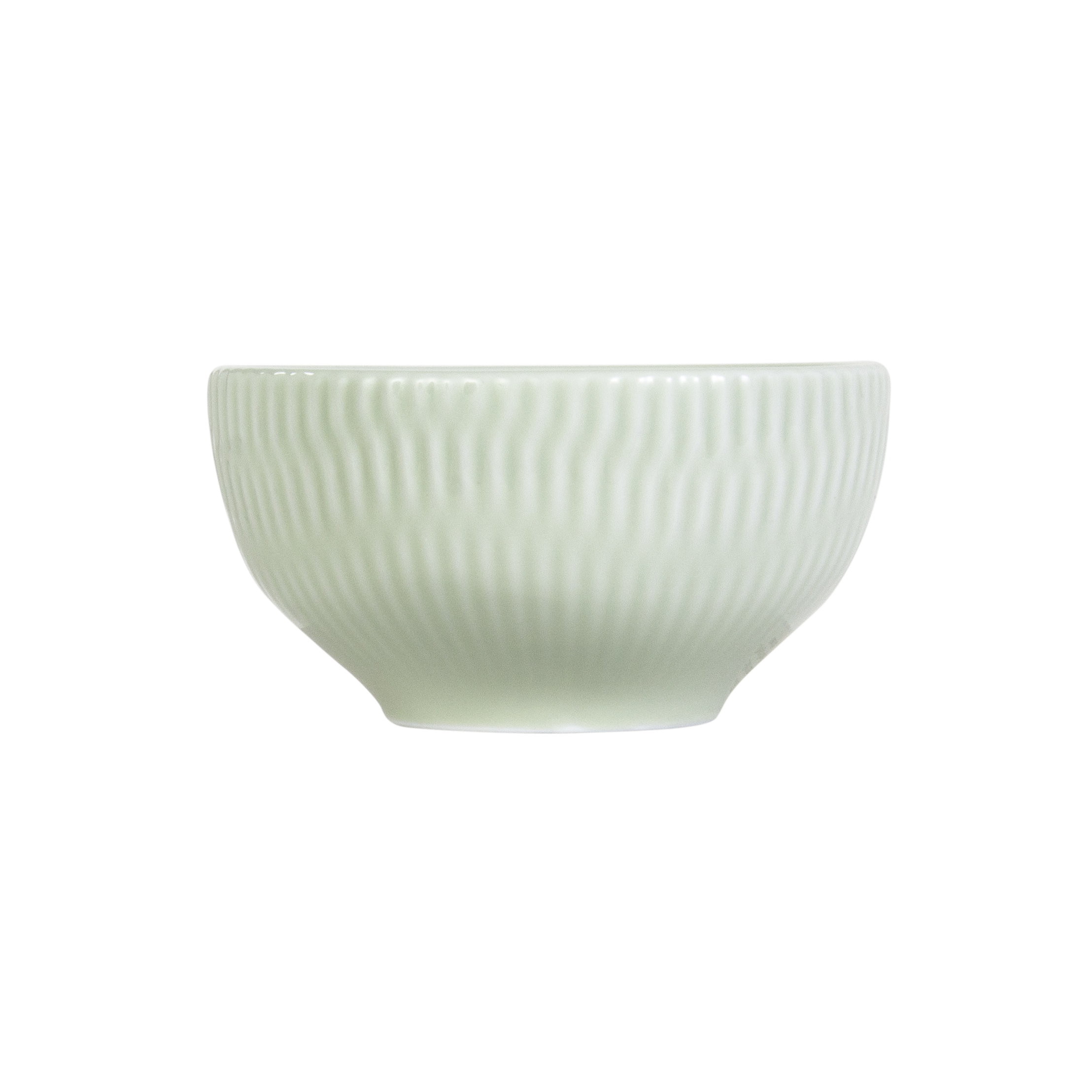 Bowl Tigela Sobremesa Verde Menta Relevo Shell 408 ml Germer